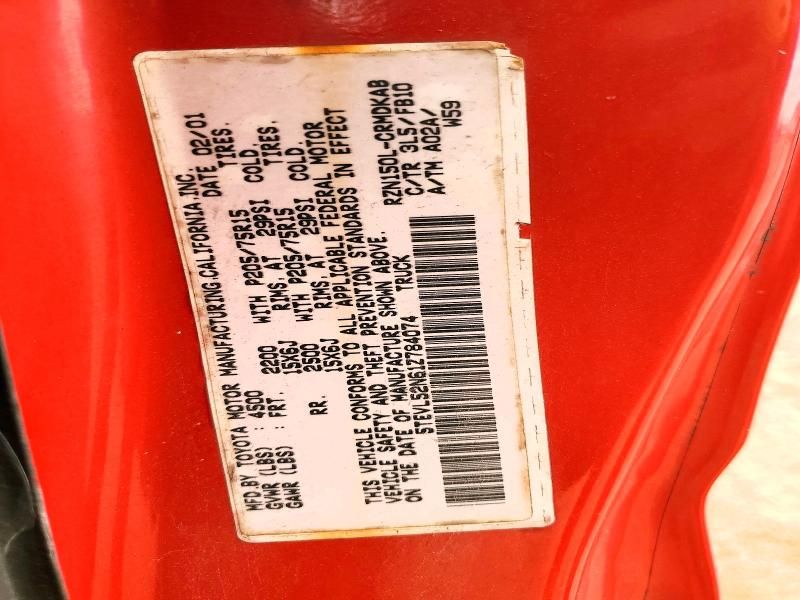 2001 Toyota Tacoma Xtracab