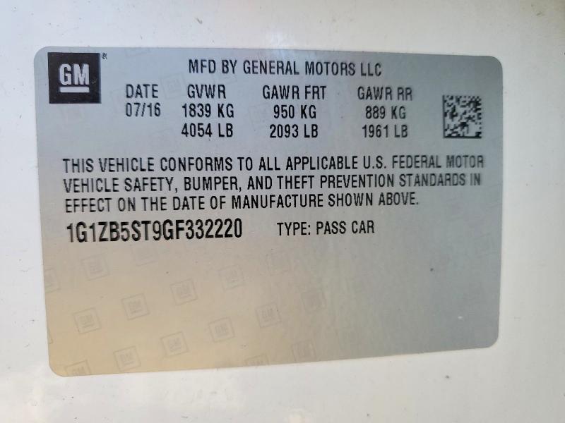 2016 Chevrolet Malibu ls