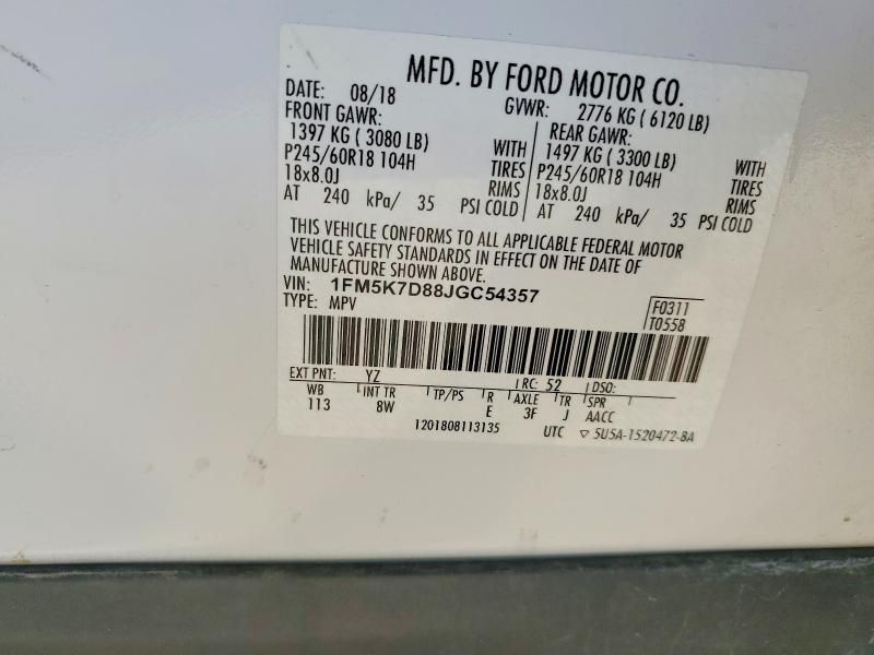 2018 Ford Explorer xlt