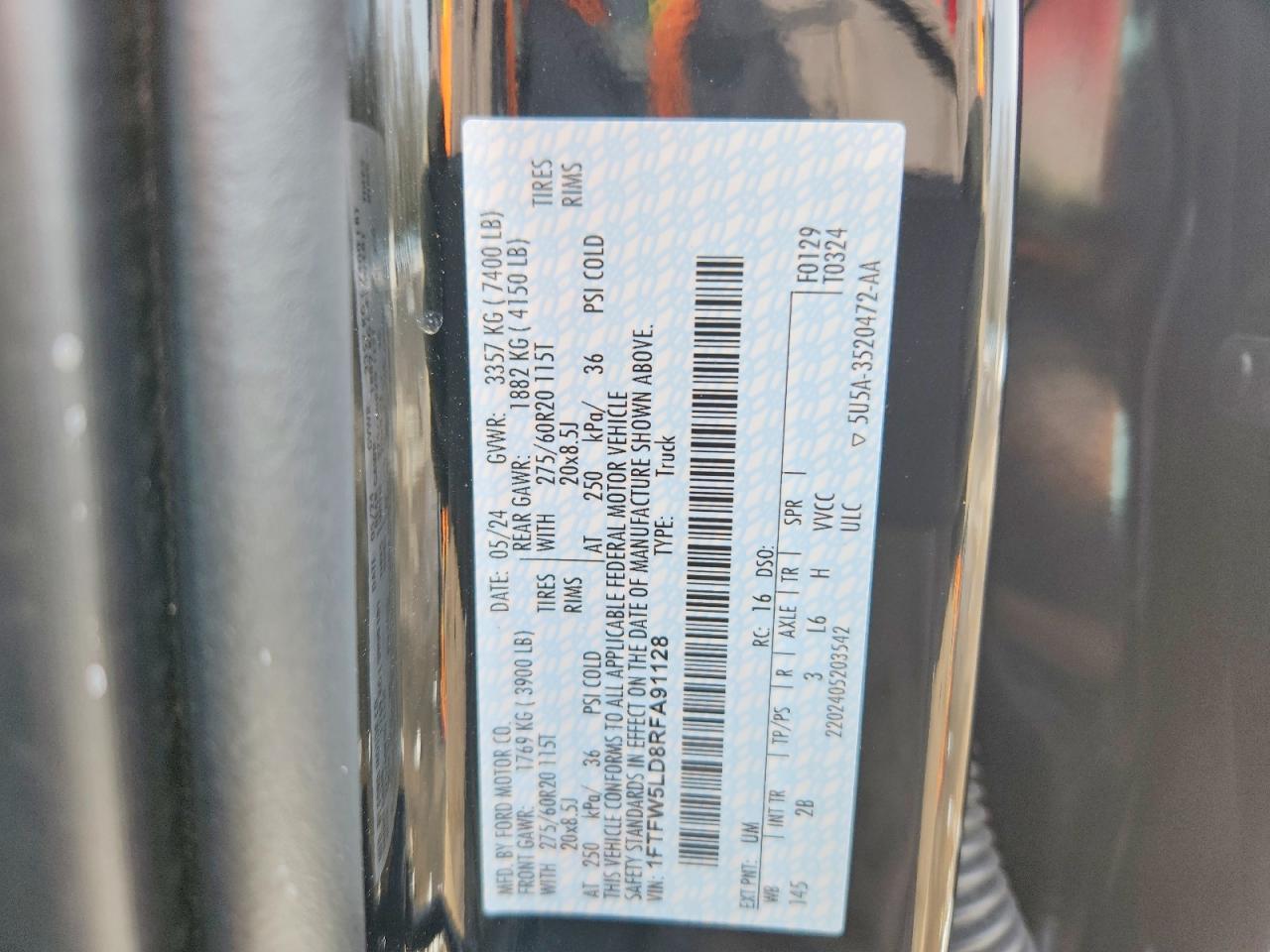 2024 Ford F150 Lariat
