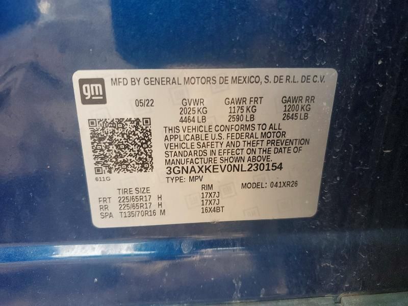 2022 Chevrolet Equinox lt