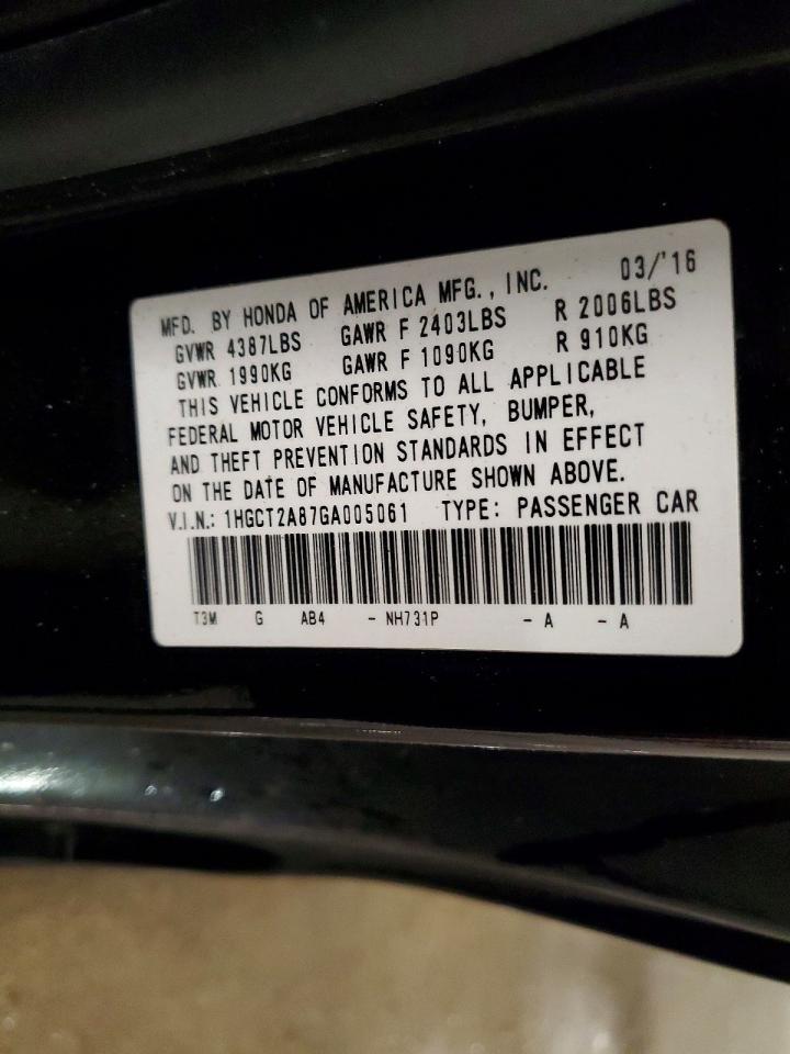 2016 Honda Accord exl