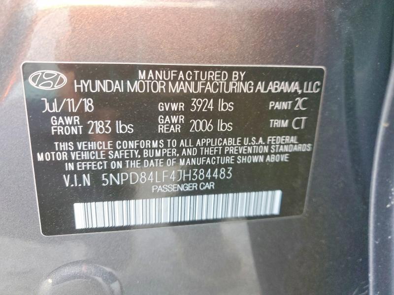 2018 Hyundai Elantra sel