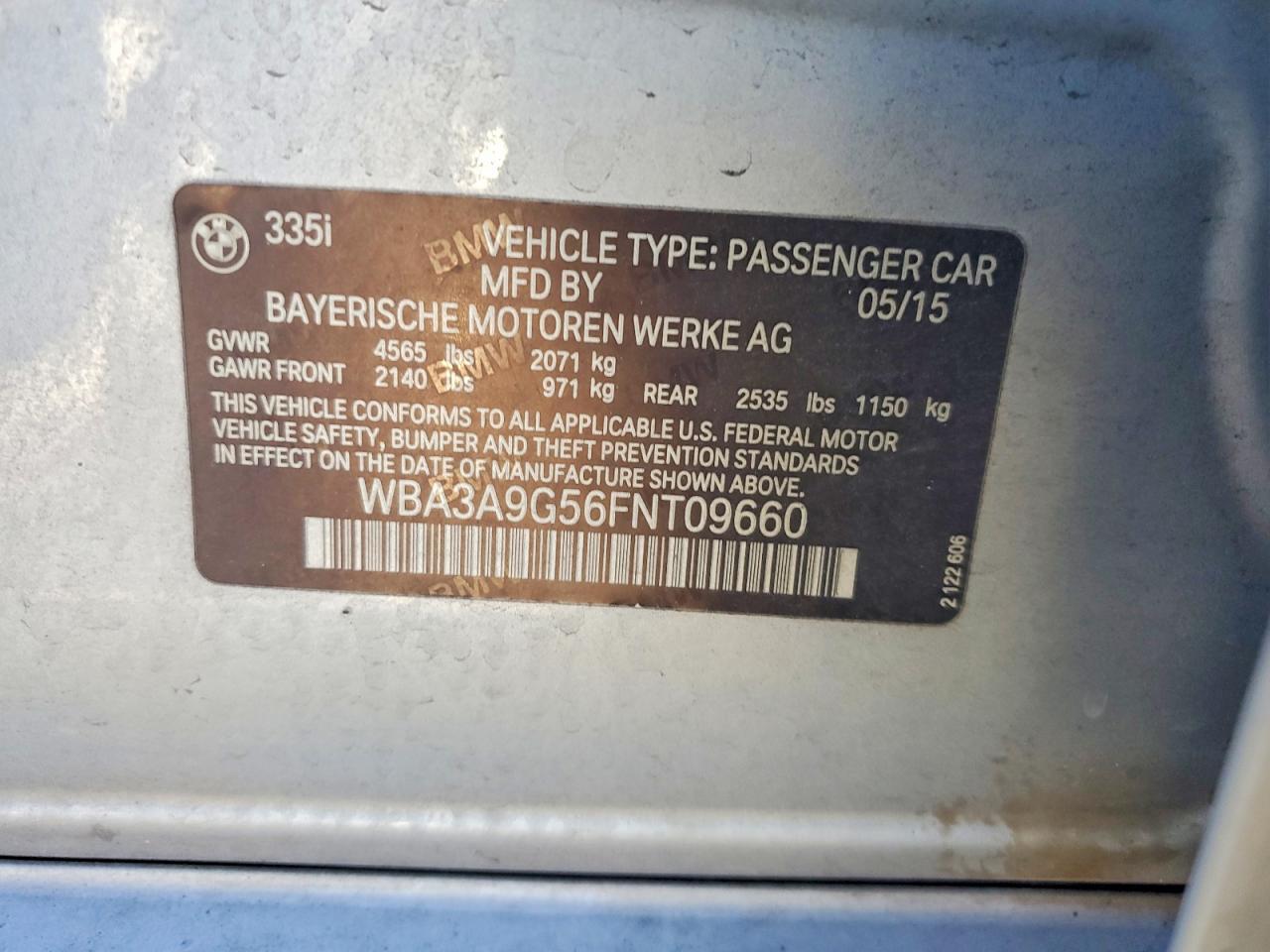 2015 BMW 335 i