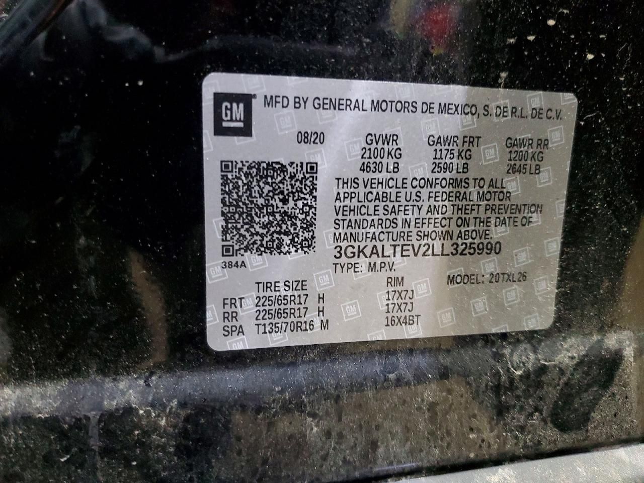 2020 GMC Terrain sle