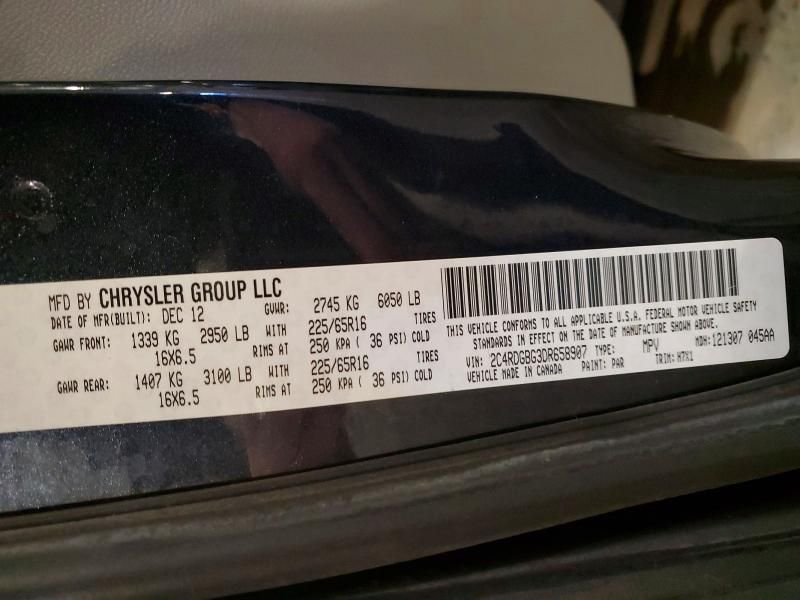 2013 Dodge Grand Caravan se