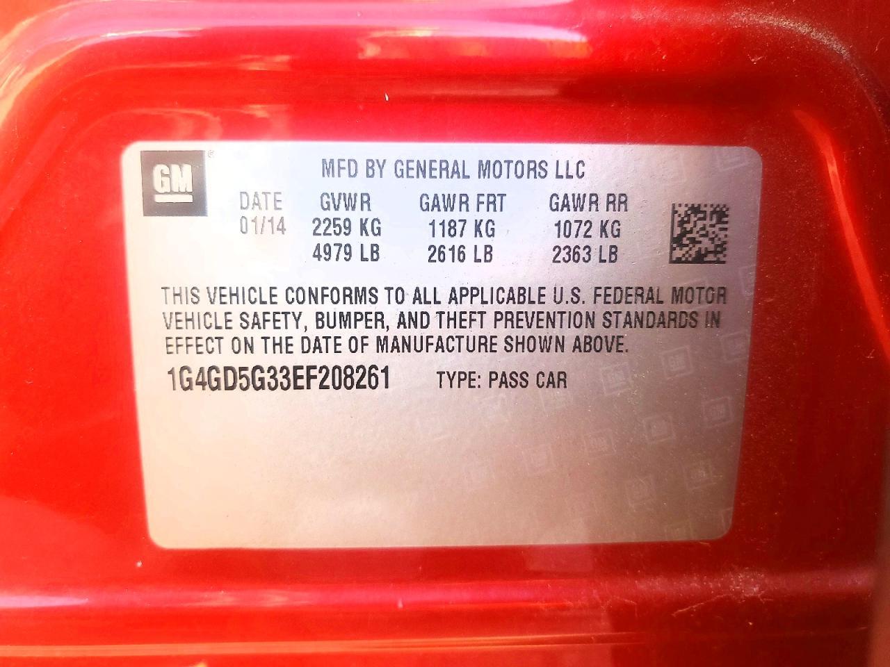 2014 Buick Lacrosse Premium