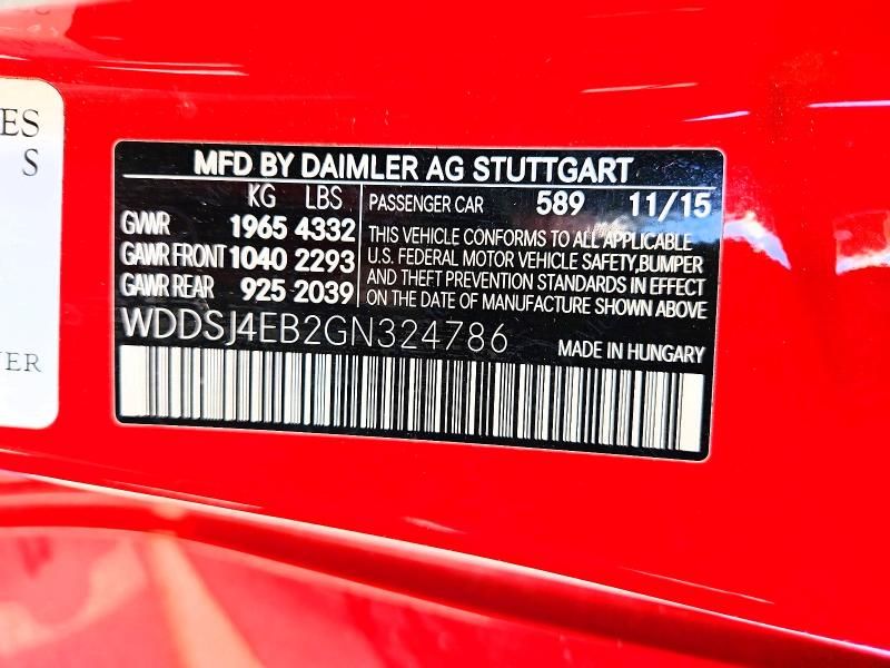 2016 Mercedes-Benz Cla 250