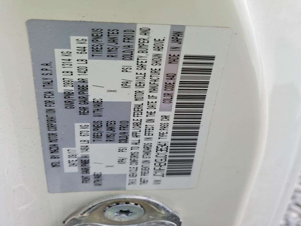 2018 Fiat 124 Spider Classica