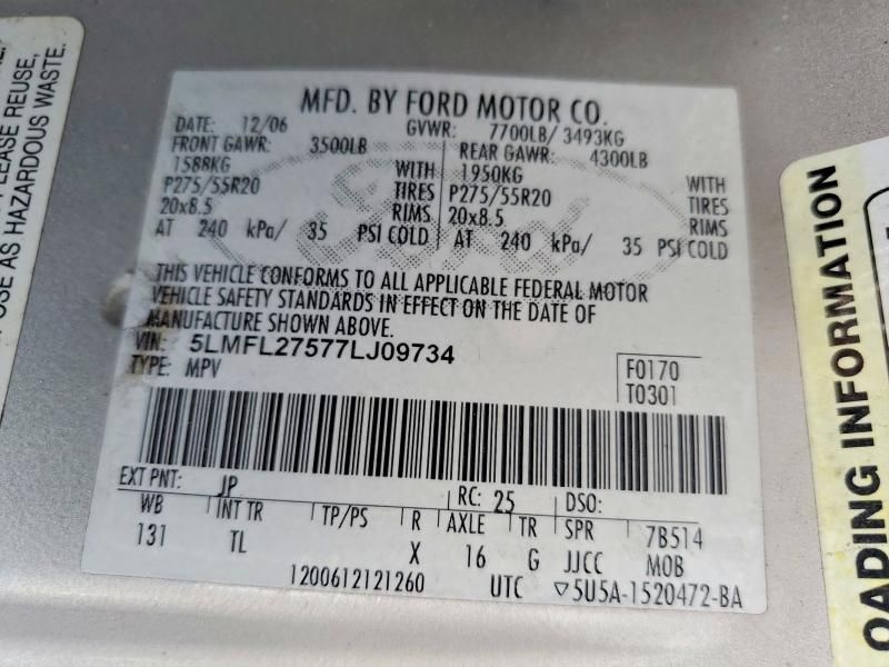 2007 Lincoln Navigator l