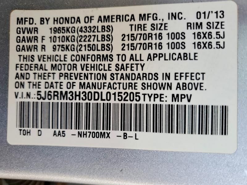 2013 Honda Cr-v lx