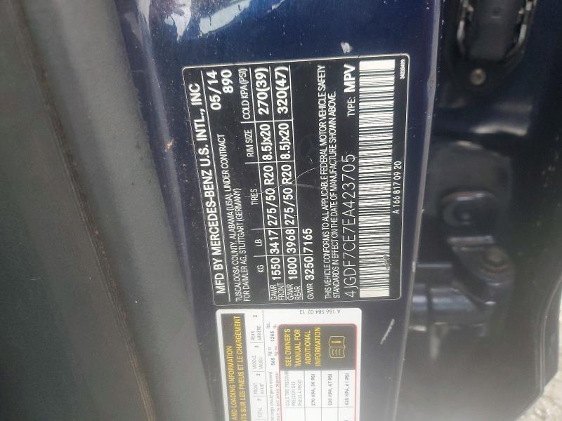 2014 Mercedes-Benz Gl 450 4matic