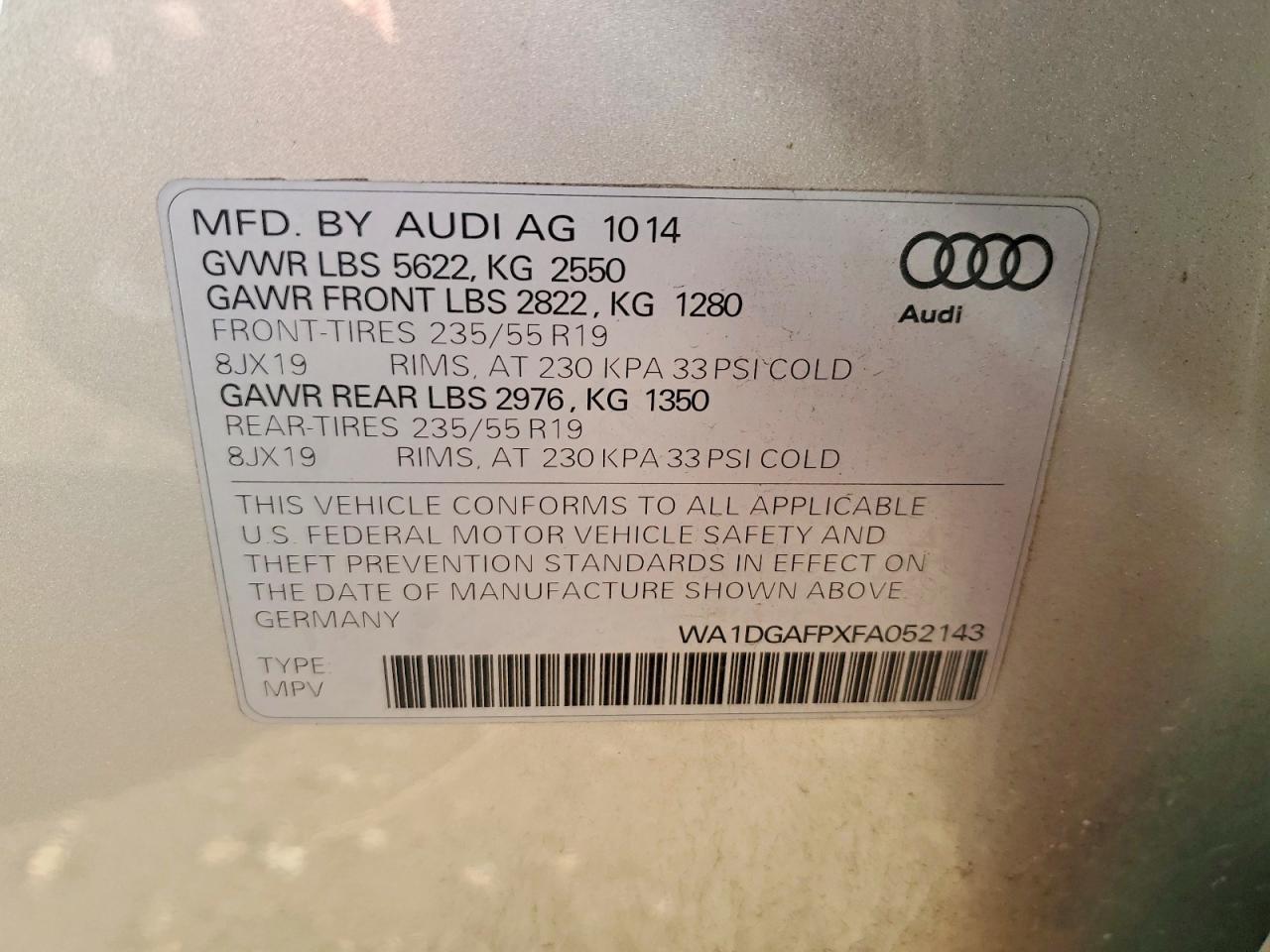2015 Audi Q5 Premium Plus