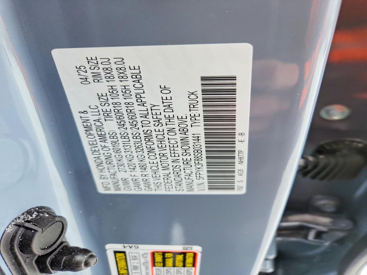 2025 Honda Ridgeline Black Edition