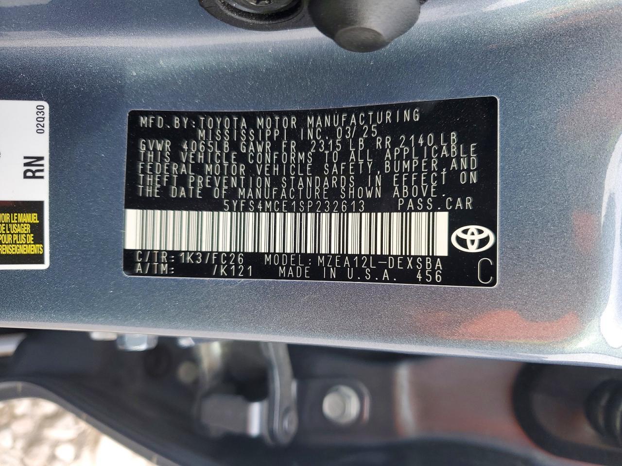 2025 Toyota Corolla se