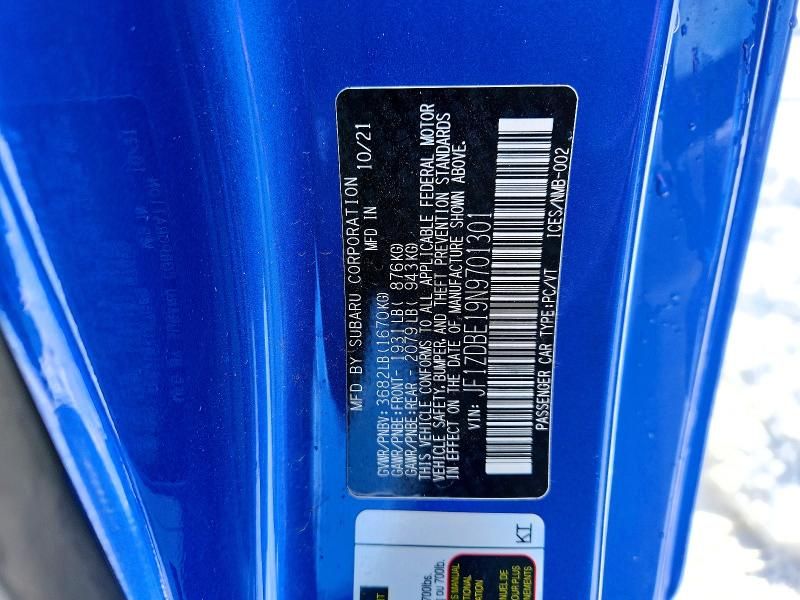 2022 Subaru Brz Limited