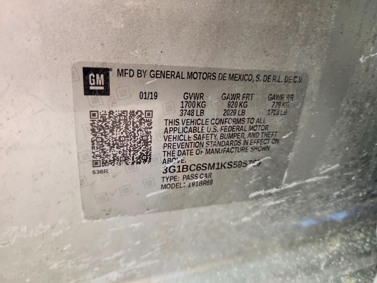 2019 Chevrolet Cruze ls