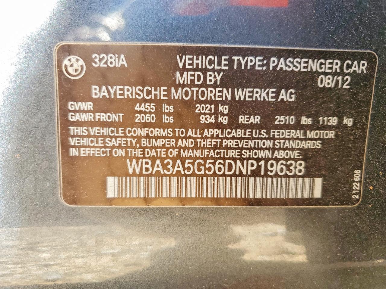 2013 BMW 328 i