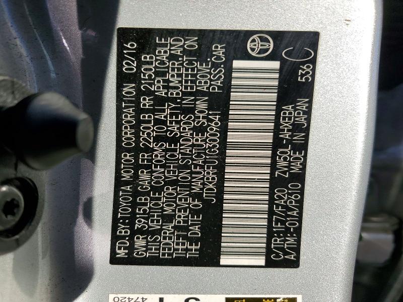 2016 Toyota Prius