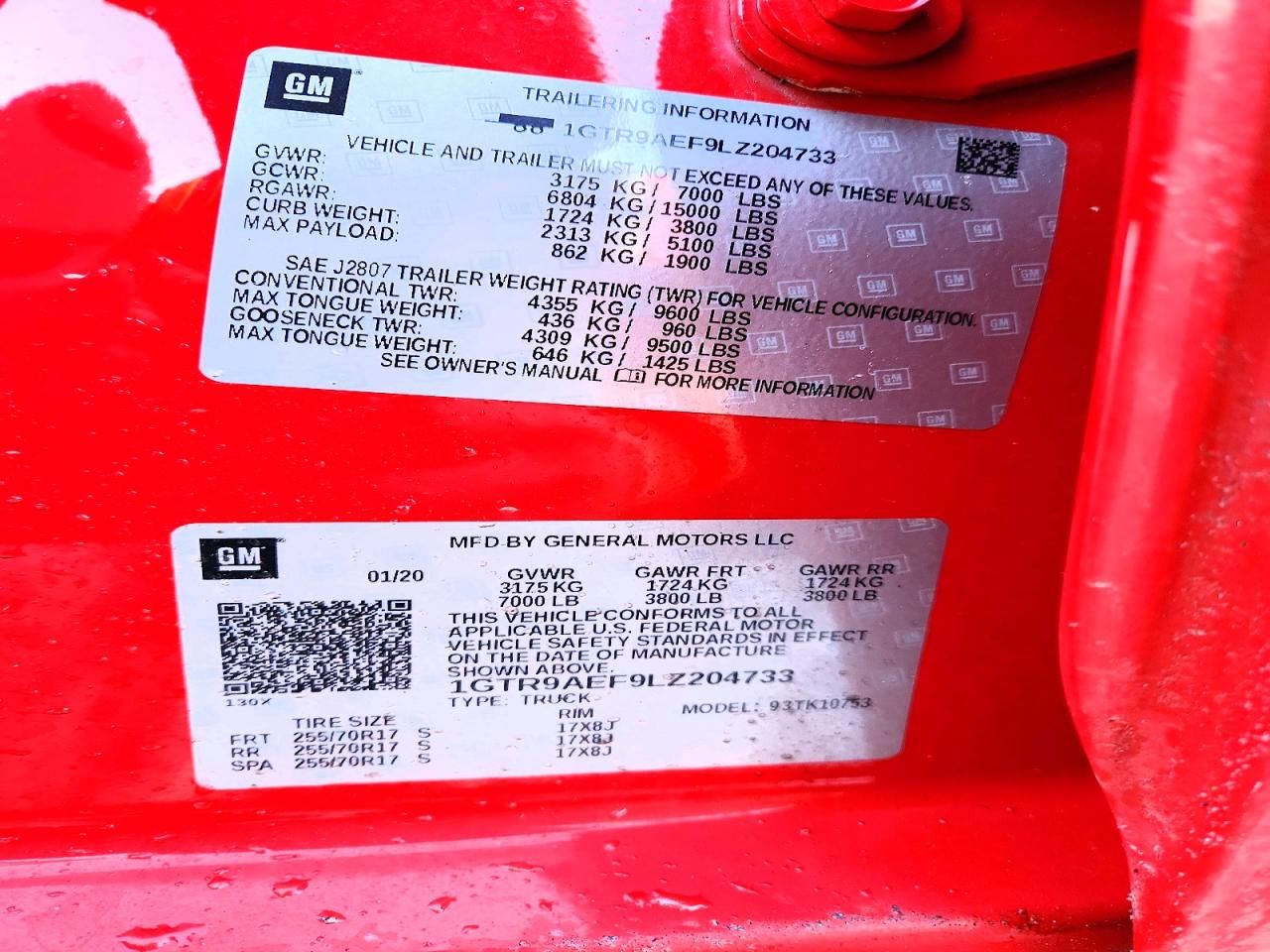 2020 GMC Sierra K1500