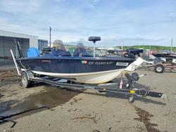Salvage boats for sale at Sacramento, CA auction: 2012 Stratos Boat With Trailer