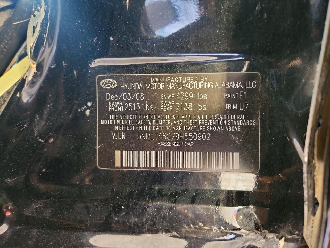 2009 Hyundai Sonata gls