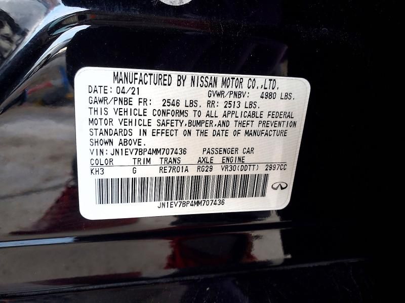 2021 Infiniti Q50 Luxe