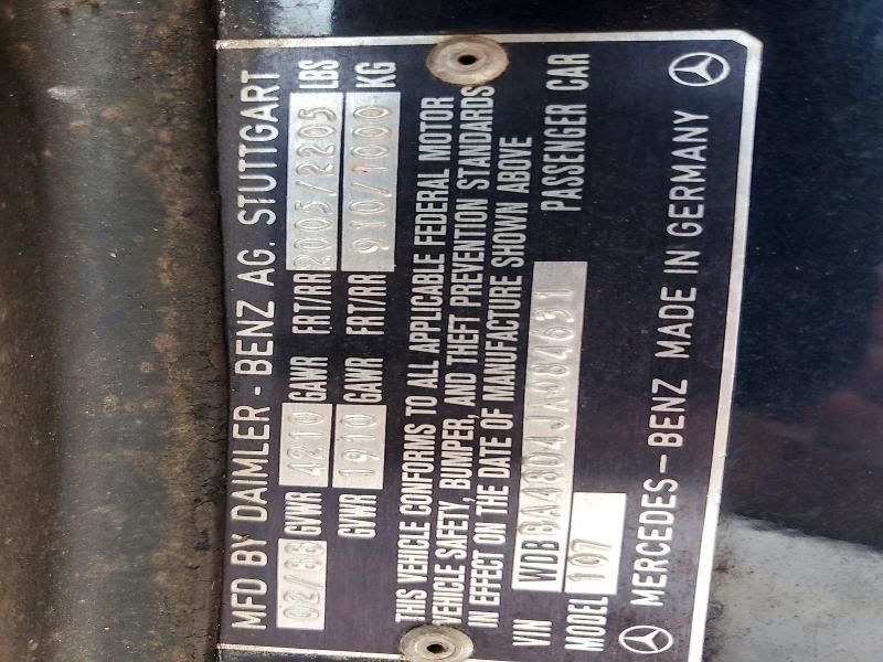 1988 Mercedes-Benz 560 sl