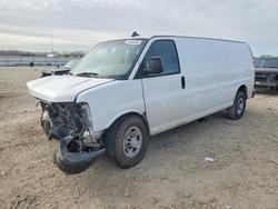 Salvage trucks for sale at Kansas City, KS auction: 2018 Chev Rolet Express G3500 Utility / Service Van