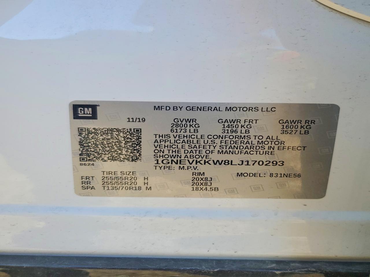 2020 Chevrolet Traverse Premier