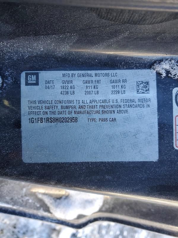 2017 Chevrolet Camaro lt