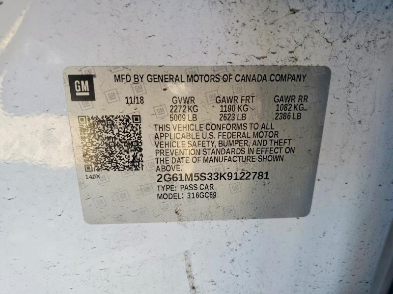 2019 Cadillac Xts Luxury