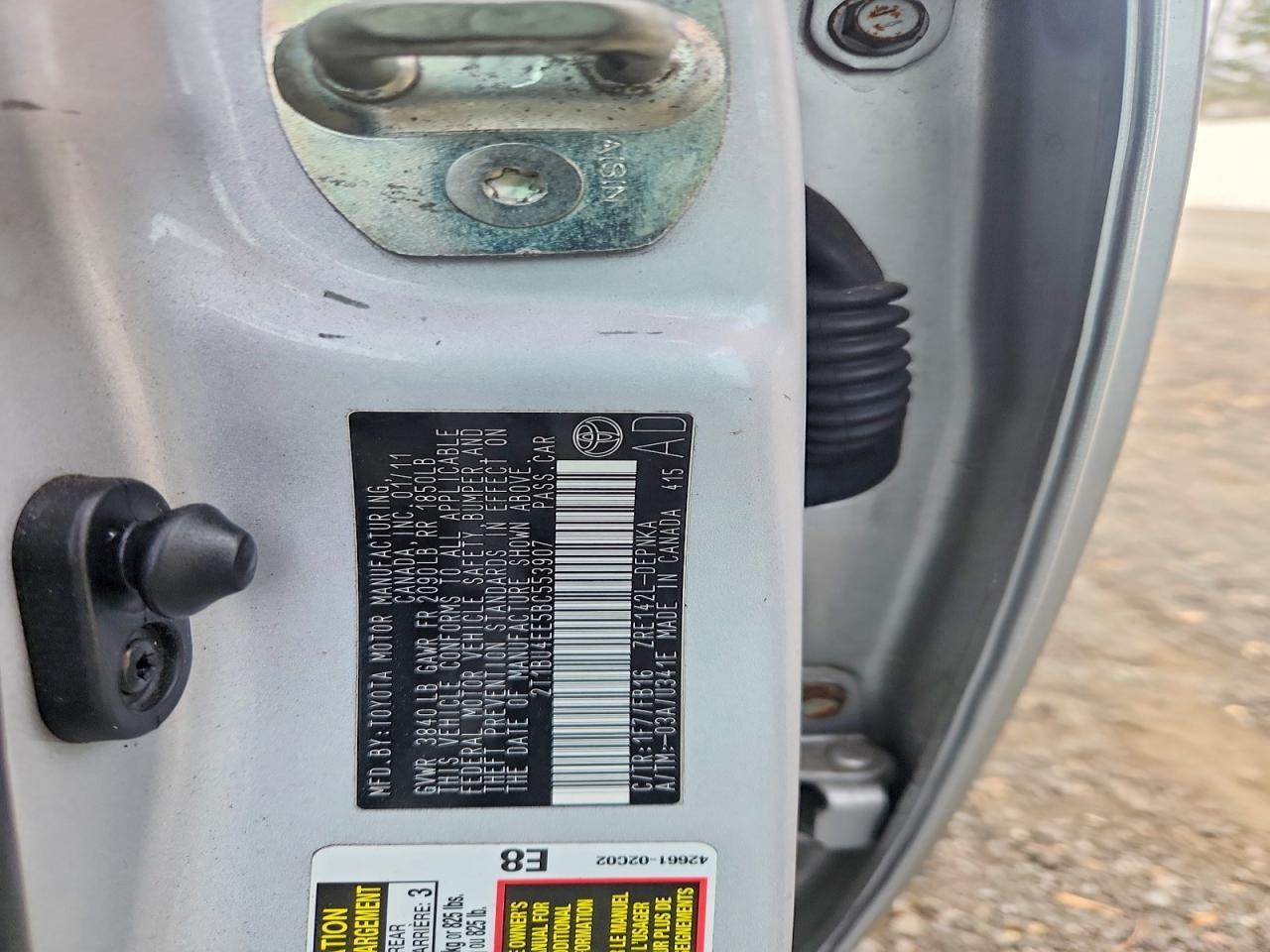 2011 Toyota Corolla Base