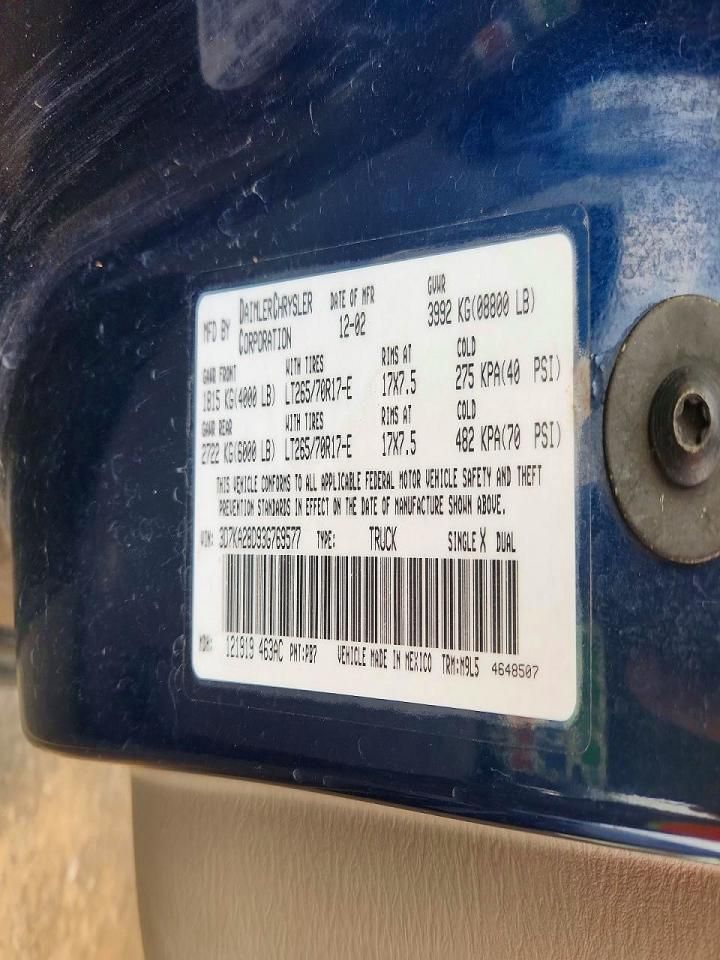 2003 Dodge Ram 2500 st