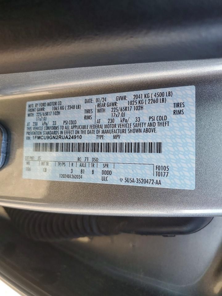 2024 Ford Escape Active