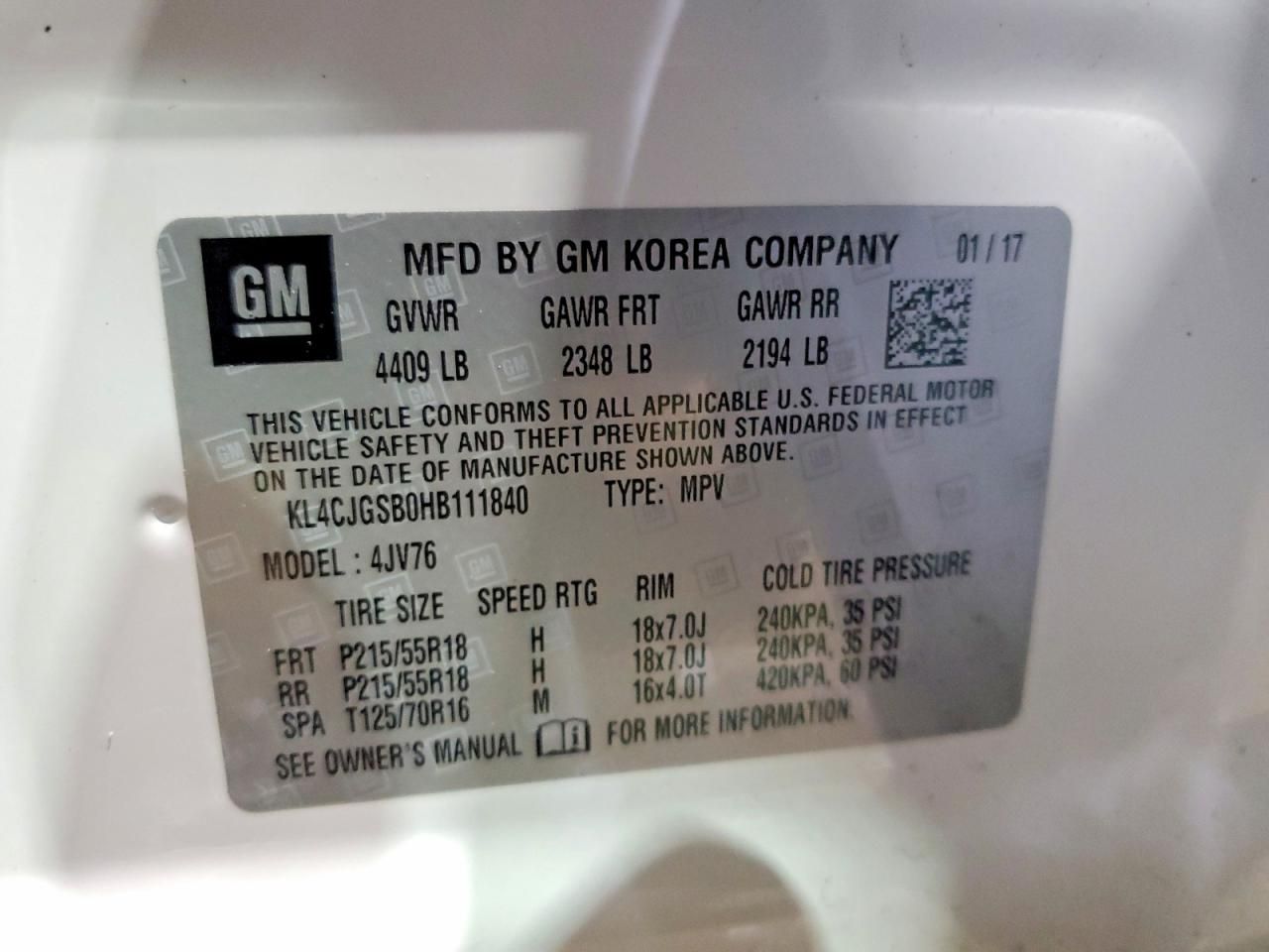 2017 Buick Encore Essence