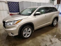 2014 Toyota Highlander Limited en venta en Avon, MN