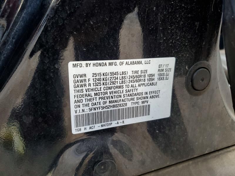 2017 Honda Pilot exl