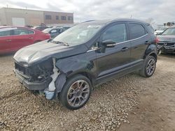 2021 Ford Ecosport Titanium en venta en Kansas City, KS