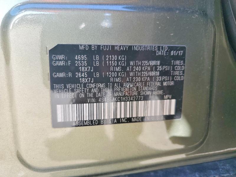 2017 Subaru Outback 2.5i Limited