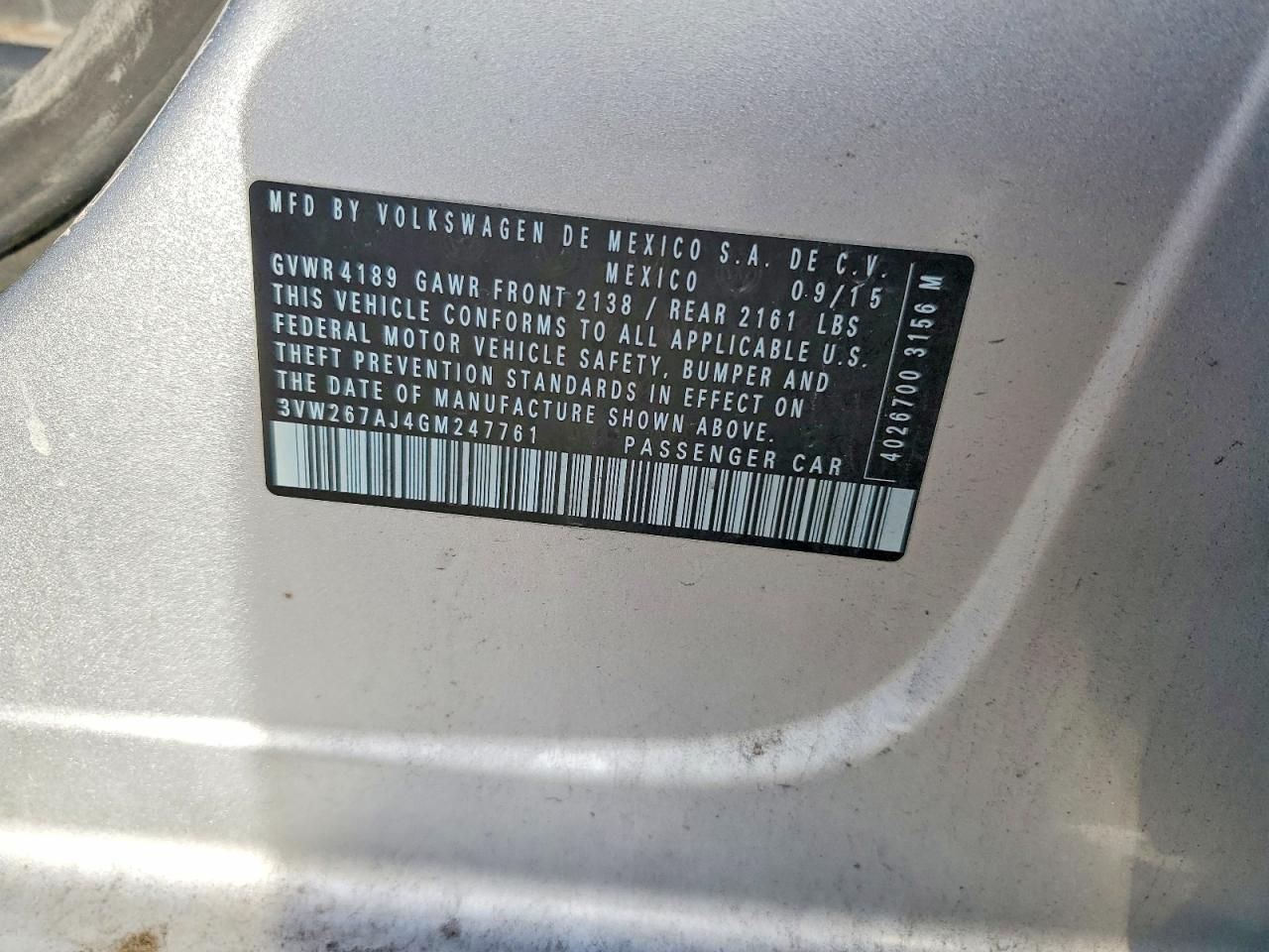 2016 Volkswagen Jetta s