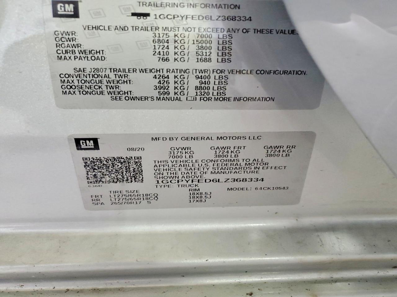 2020 Chevrolet Silverado K1500 lt Trail Boss