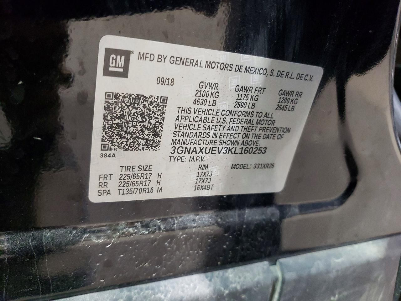 2019 Chevrolet Equinox lt