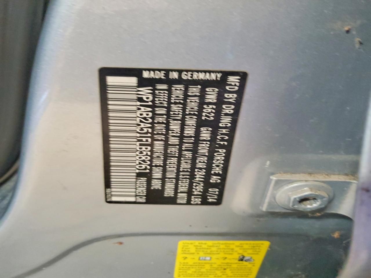 2015 Porsche Macan s