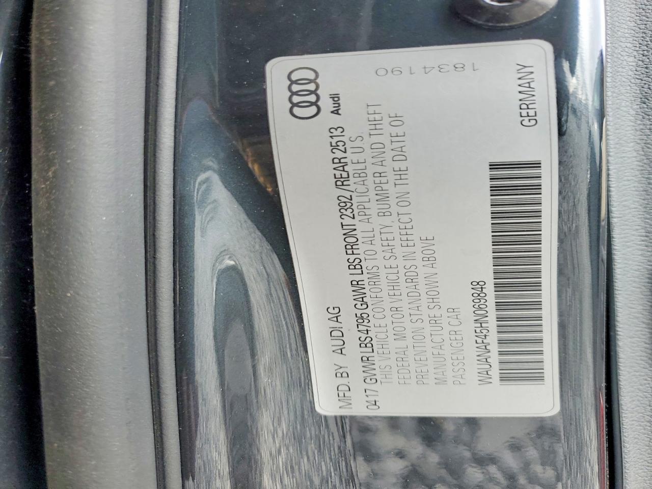 2017 Audi A4 Premium