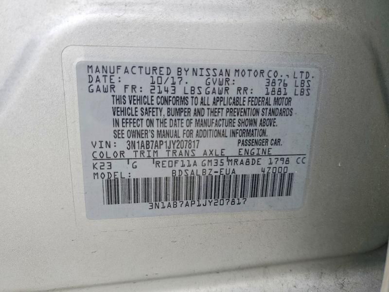 2018 Nissan Sentra s