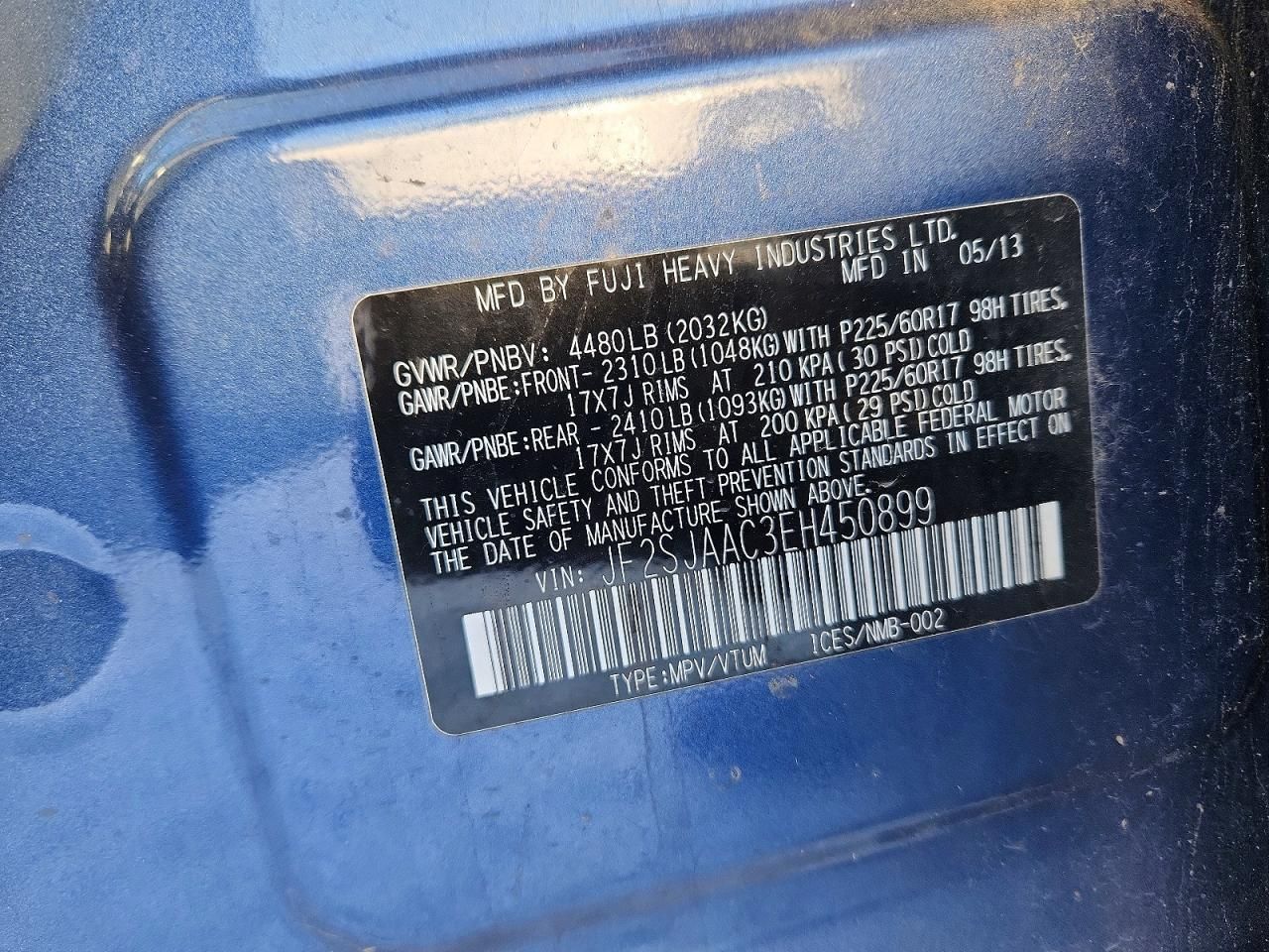 2014 Subaru Forester 2.5i