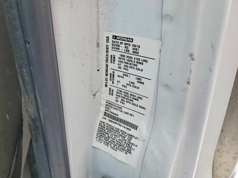 2019 Chevrolet Express Delivery Truck