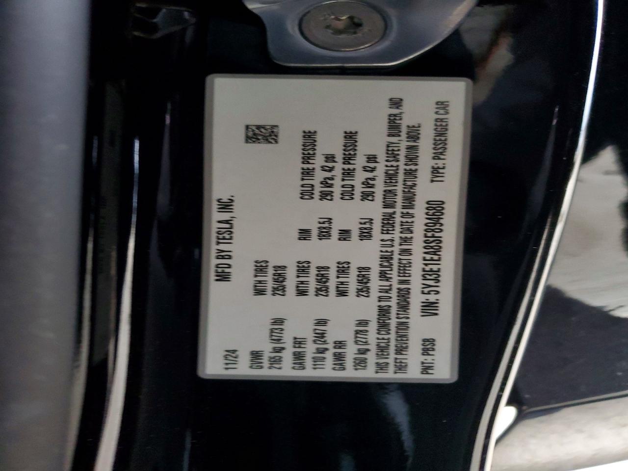 2025 Tesla Model 3