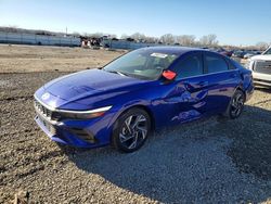 Hyundai salvage cars for sale: 2024 Hyundai Elantra sel
